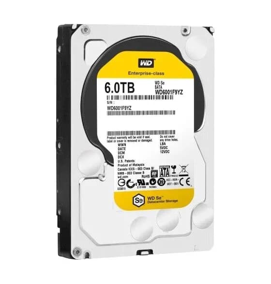 Western Digital WD6001F9YZ 6TB 6Gb/s SATA