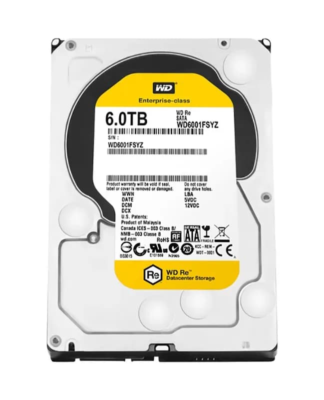 Western Digital WD6001FSYZ 6TB 6Gb/s SATA