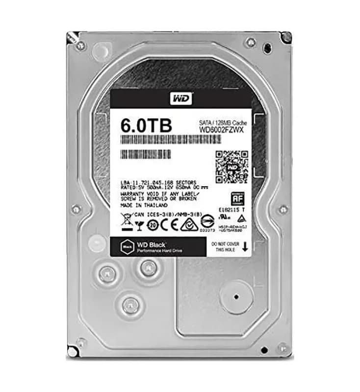 Western Digital WD6002FZWX 6TB 6Gb/s SATA