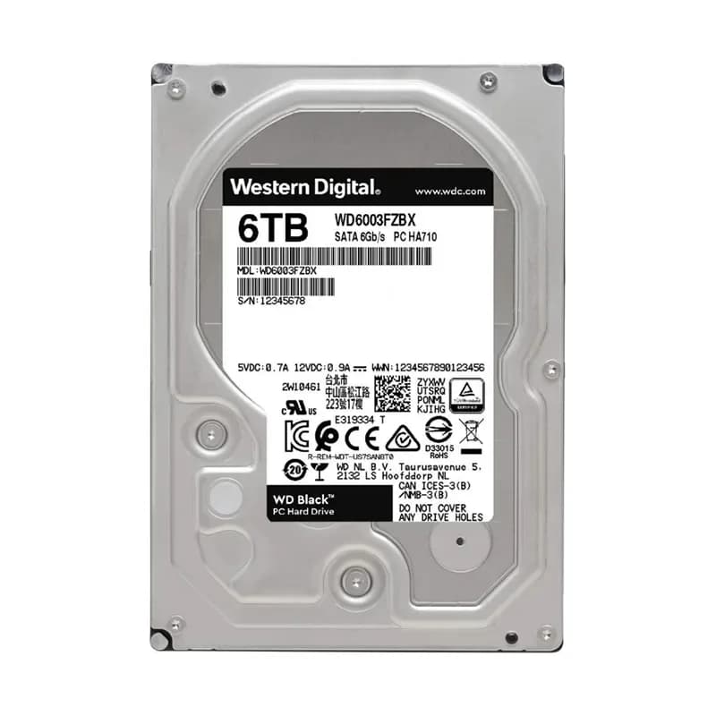 Western Digital WD6003FZBX 6TB 6Gb/s SATA