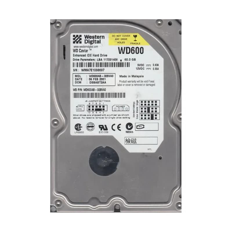 Western Digital WD600AB 60GB