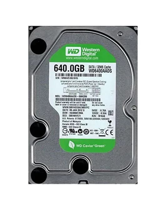Western Digital WD6400AADS 640GB 3Gb/s SATA
