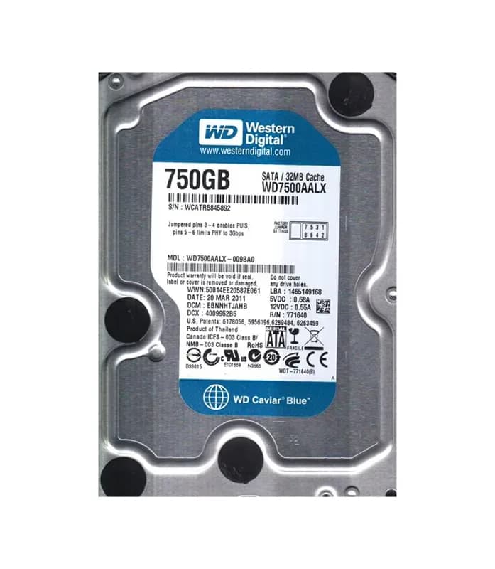Western Digital WD7500AALX 750GB 6Gb/s SATA