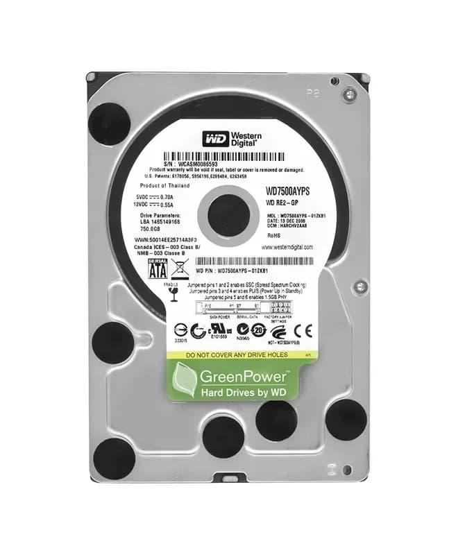 Western Digital WD7500AYPS 750GB 3Gb/s SATA