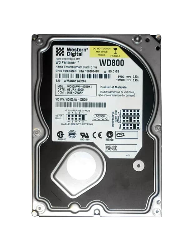 Western Digital WD800AW 80GB