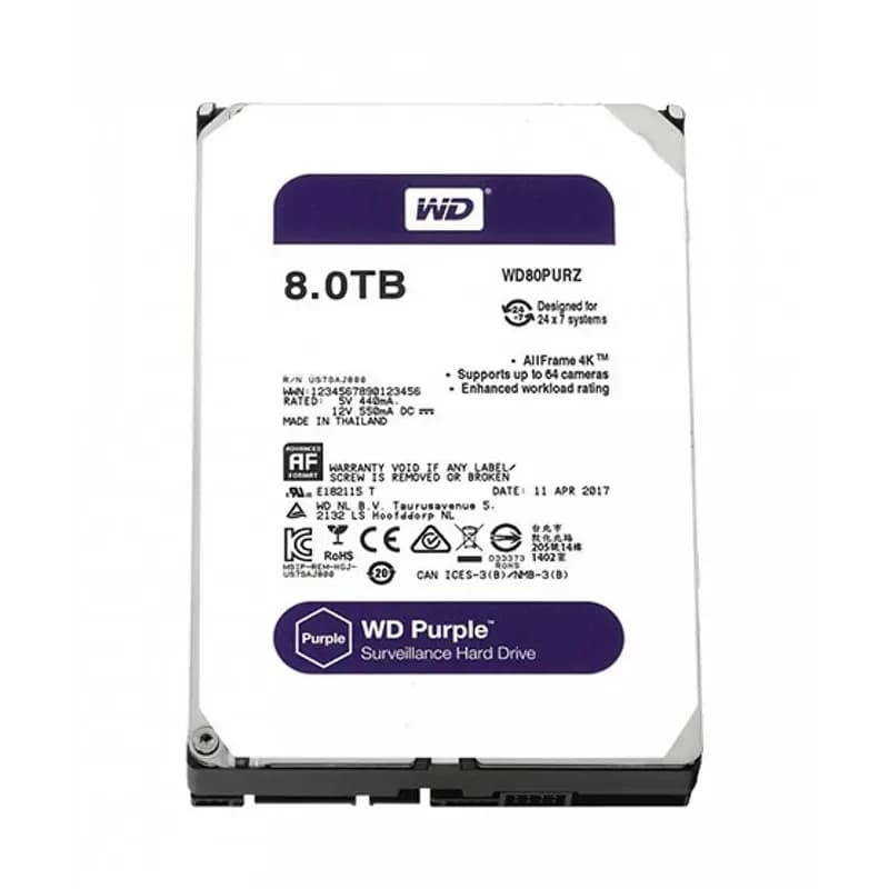 Western Digital WD80PURZ 8TB 6Gb/s SATA