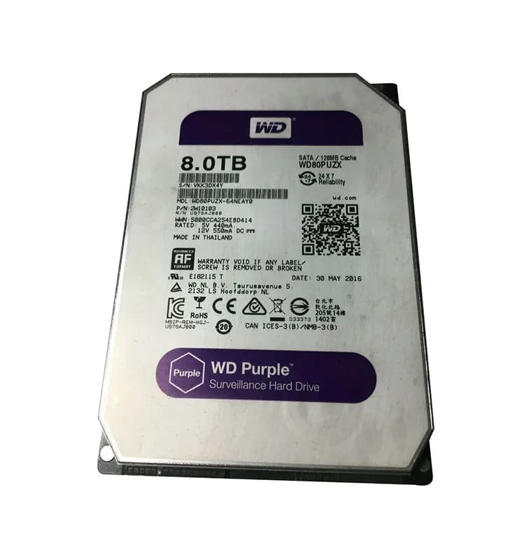 Western Digital WD80PUZX 8TB 6Gb/s SATA