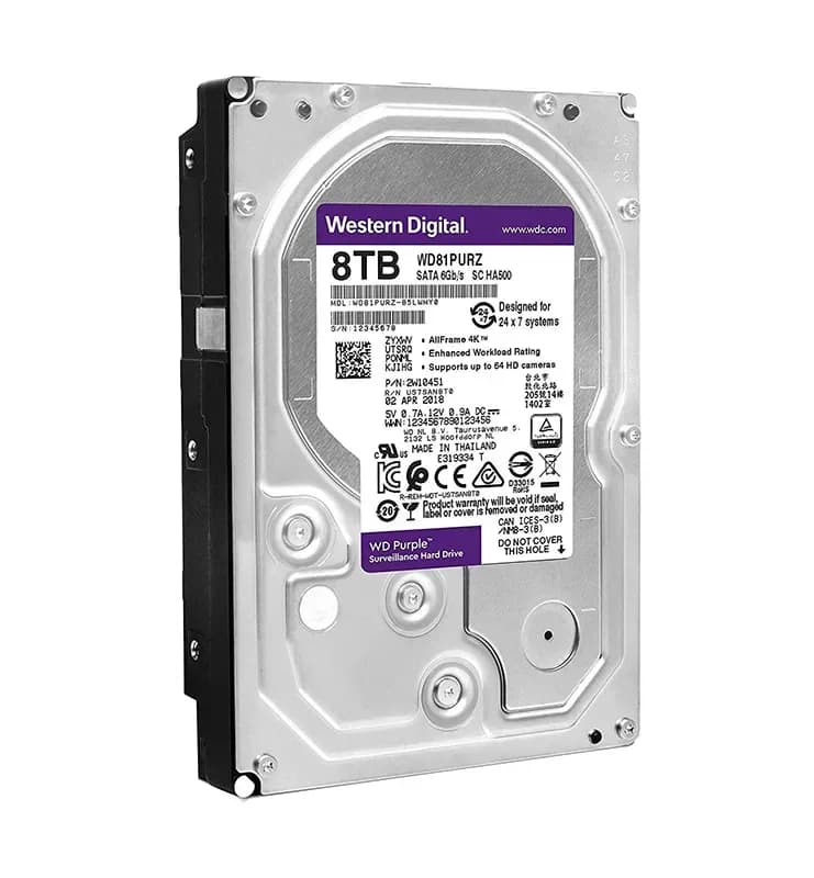 Western Digital WD81PURZ 8TB 6Gb/s SATA