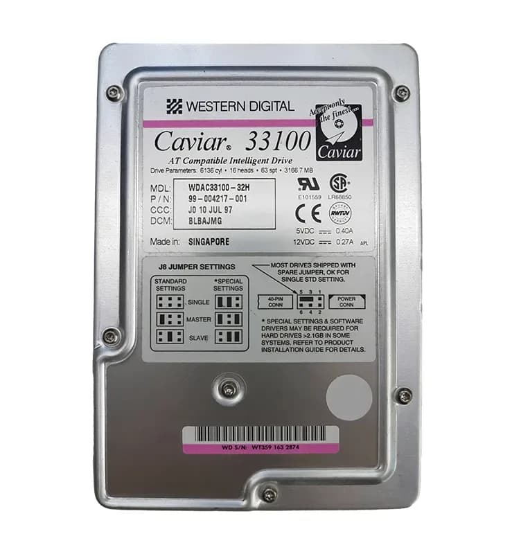 Western Digital WDAC33100 3GB