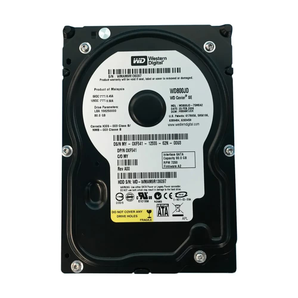 Dell XF541 80GB 3Gb/s SATA