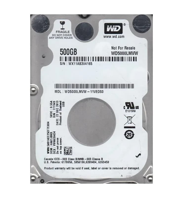 Western Digital WD5000LMVW 500GB