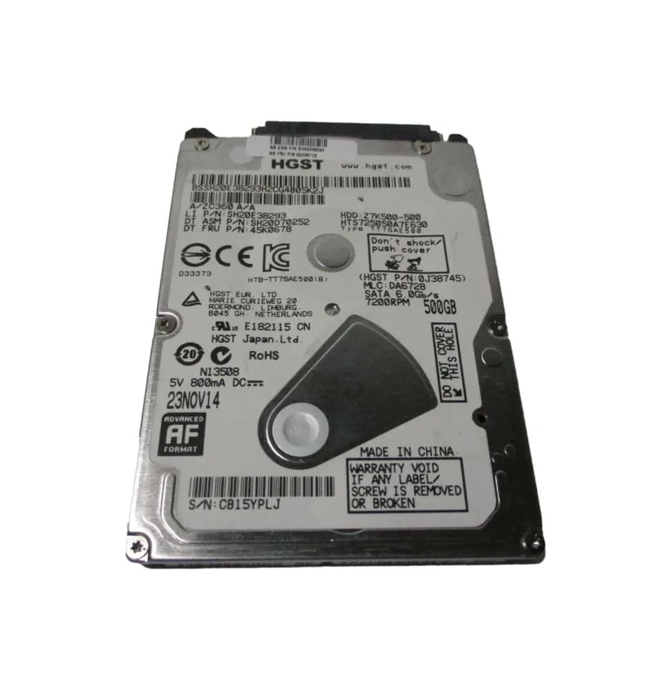 Lenovo 00HM715 500GB 6Gb/s SATA