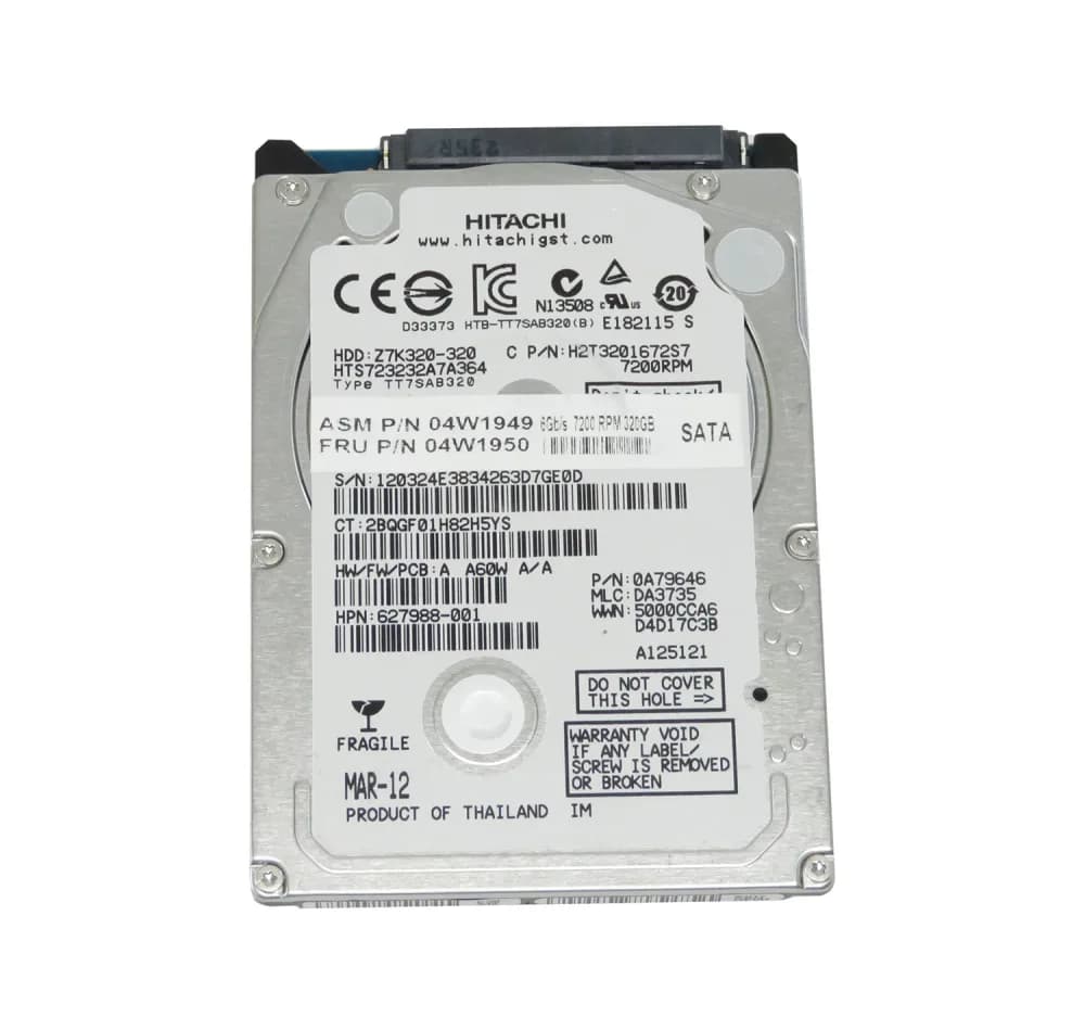 Lenovo 04W1950 320GB 3Gb/s SATA