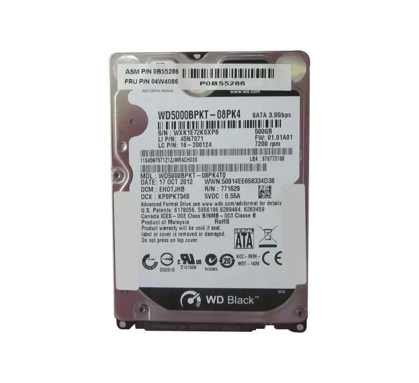 Lenovo 04W4086 500GB 3Gb/s SATA