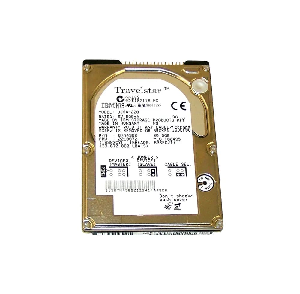 IBM 07N4382 20GB IDE Ultra ATA/66 (ATA-5)