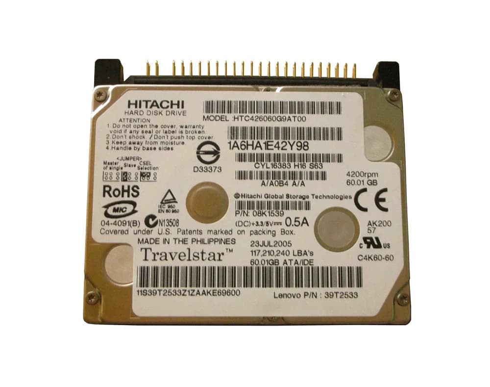 Hitachi 08K1539 60GB IDE Ultra ATA/100 (ATA-6)