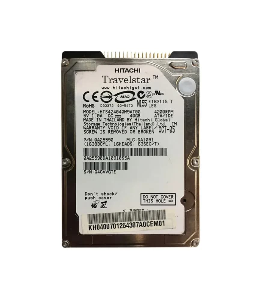 HGST 0A25590 40GB IDE Ultra ATA/100 (ATA-6)