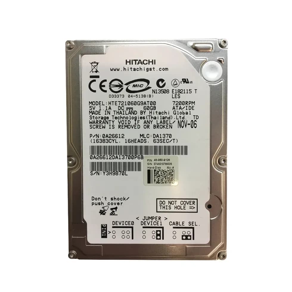 Hitachi 0A26612 60GB IDE Ultra ATA/100 (ATA-6)