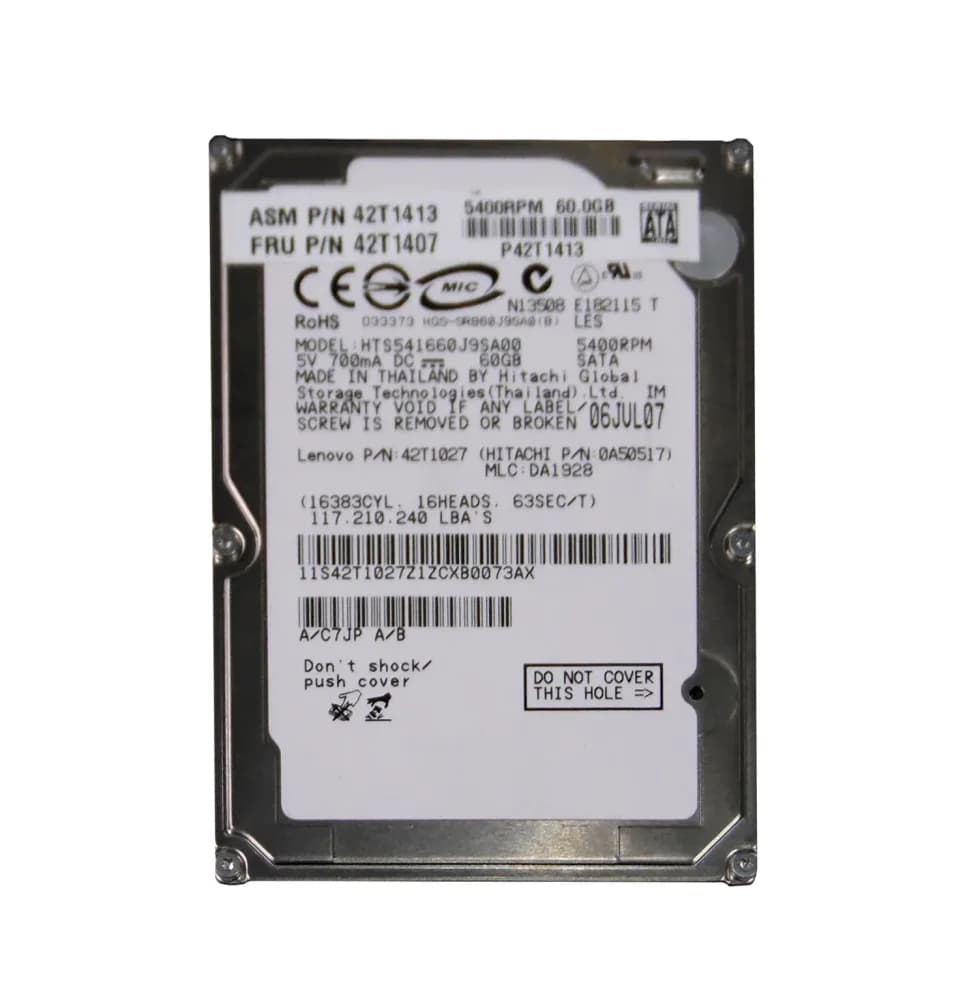 Hitachi 0A50517 60GB 1.5Gb/s SATA
