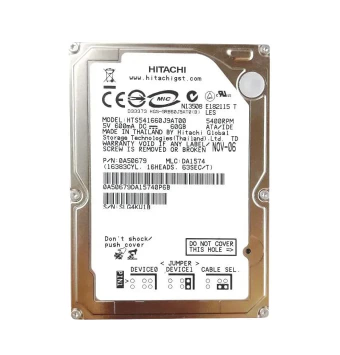Hitachi 0A50679 60GB IDE Ultra ATA/100 (ATA-6)