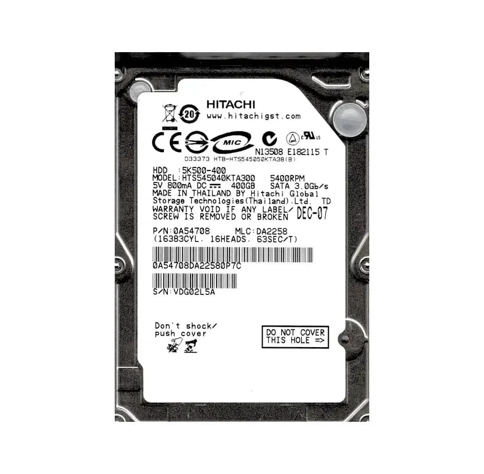 Hitachi 0A54708 400GB 3Gb/s SATA