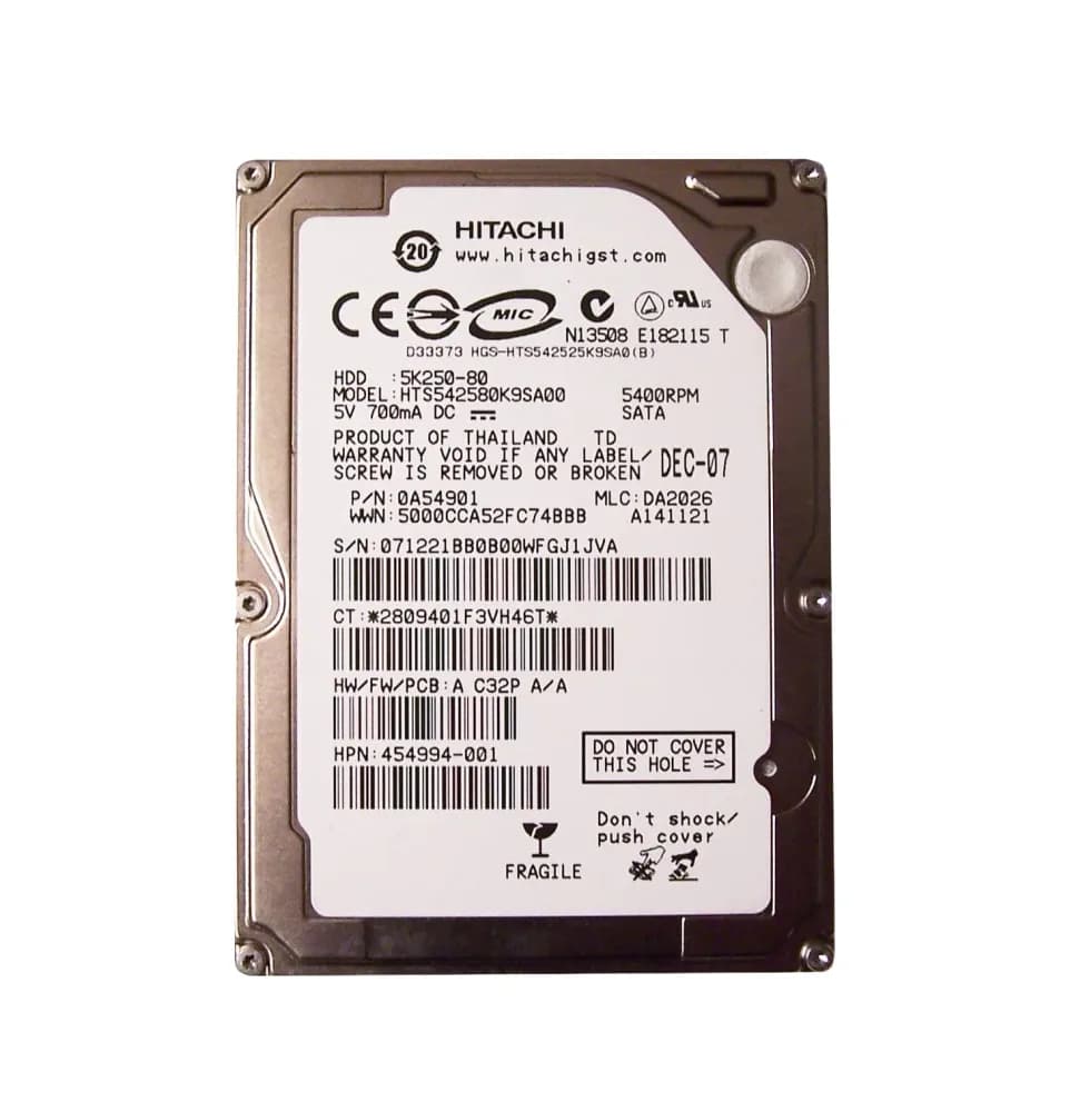 Hitachi 0A54901 80GB 1.5Gb/s SATA