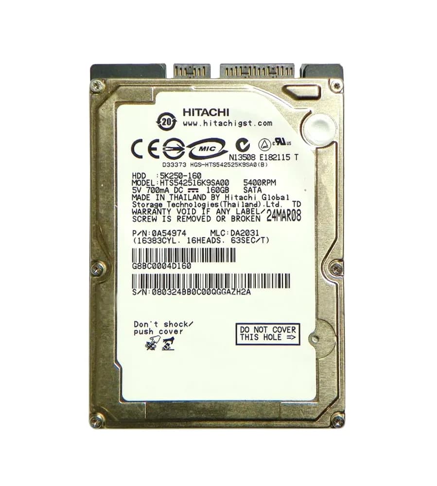 Hitachi 0A54974 160GB 1.5Gb/s SATA