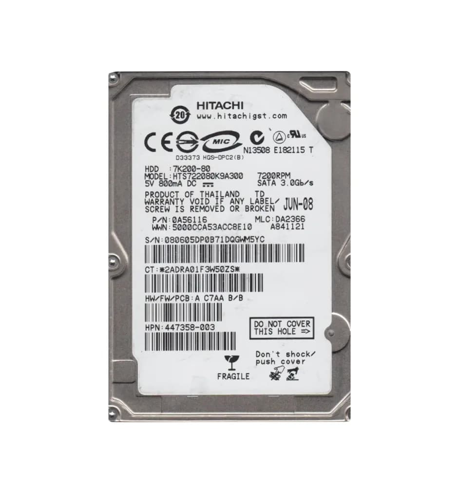 Hitachi 0A56116 80GB 3Gb/s SATA
