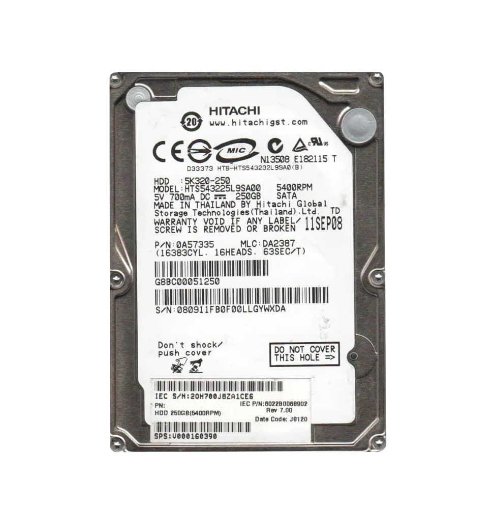 Hitachi 0A57335 250GB 1.5Gb/s SATA