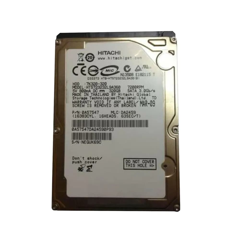 Hitachi 0A57547 320GB 3Gb/s SATA