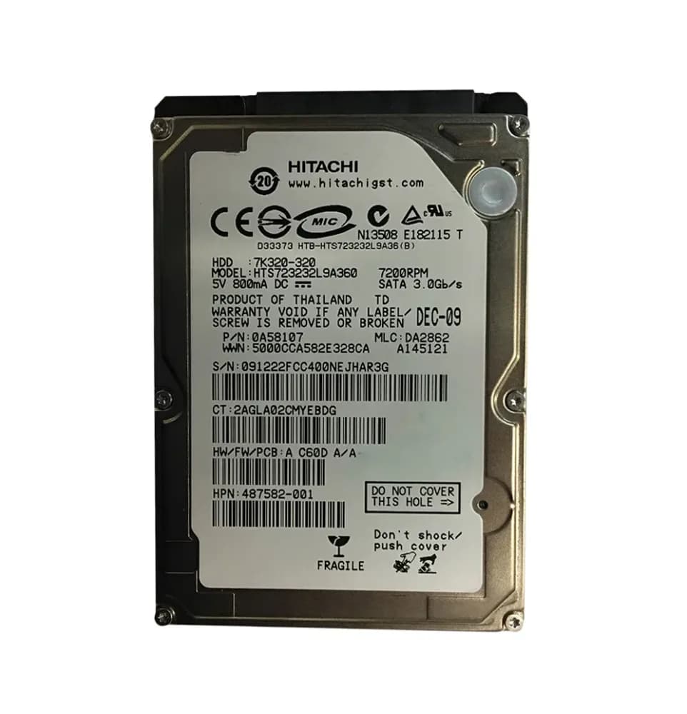 Hitachi 0A58107 250GB 3Gb/s SATA