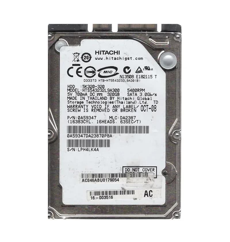 Hitachi 0A59347 320GB 3Gb/s SATA