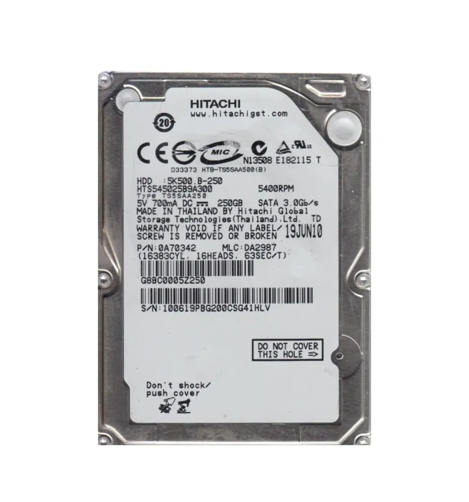 Hitachi 0A70342 250GB 3Gb/s SATA