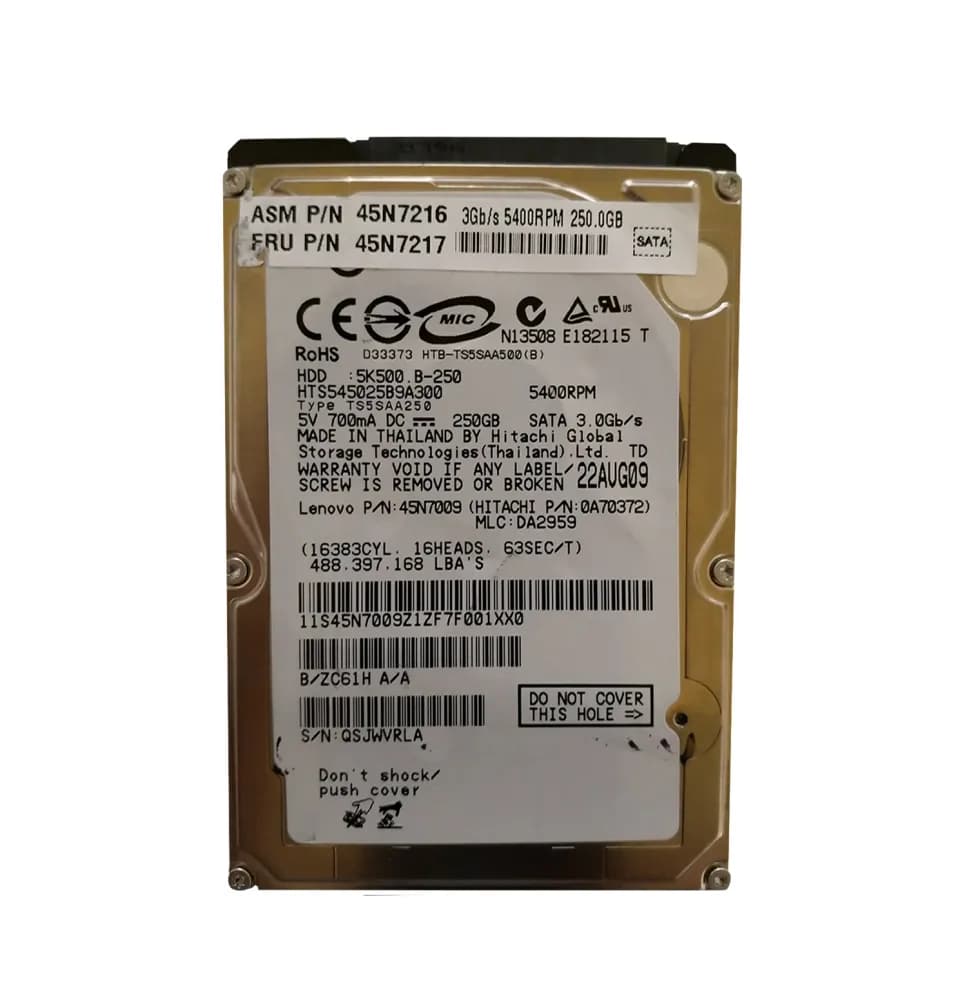 Hitachi 0A70372 250GB 3Gb/s SATA