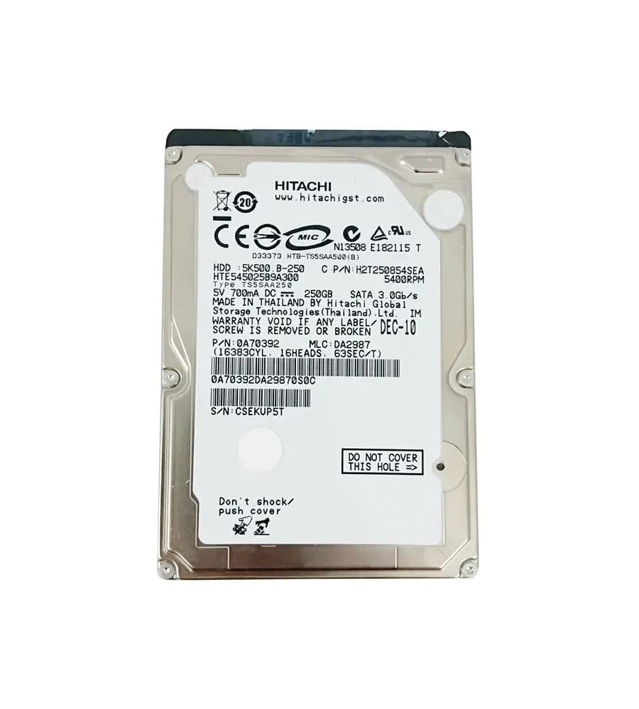HGST 0A70392 250GB 3Gb/s SATA