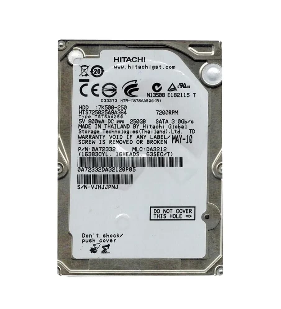 Hitachi 0A72332 250GB 3Gb/s SATA