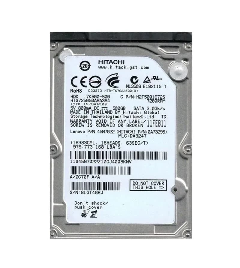 Hitachi 0A73295 500GB 3Gb/s SATA