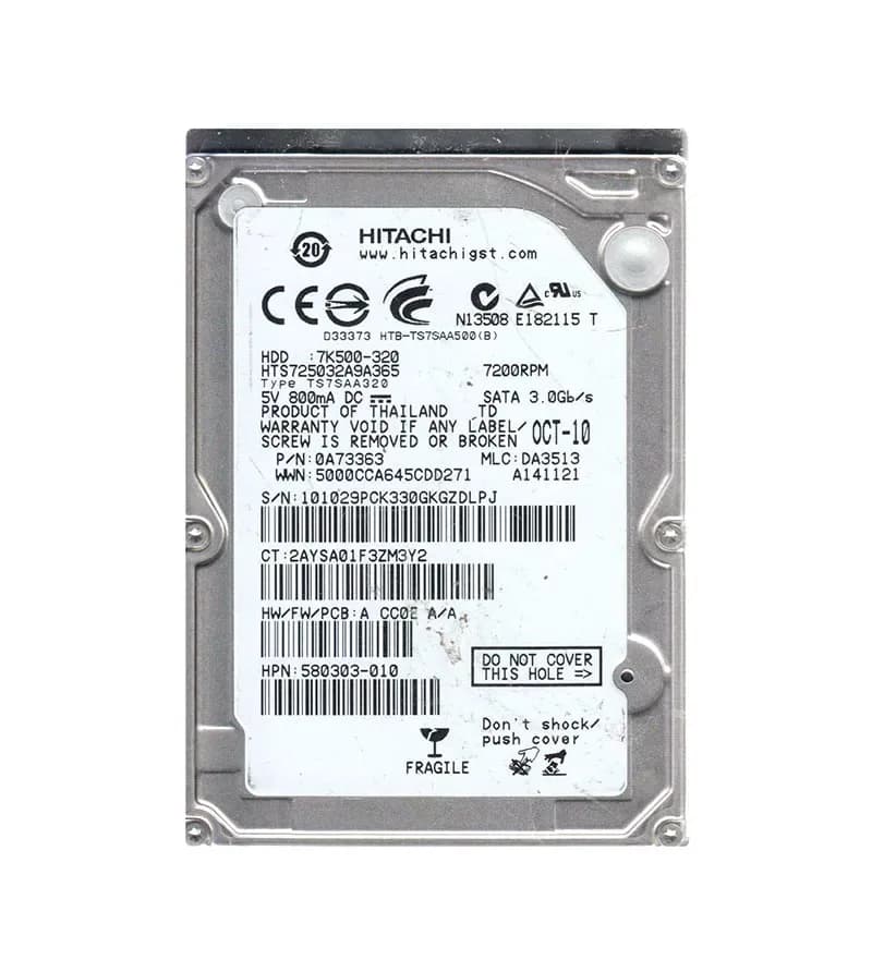 Hitachi 0A73363 320GB 3Gb/s SATA