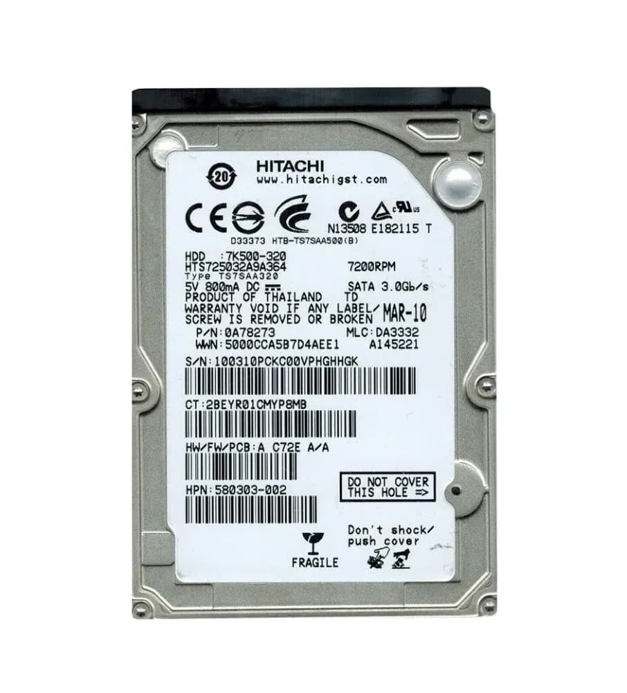 Hitachi 0A78273 320GB 3Gb/s SATA