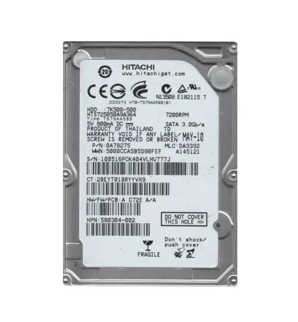 Hitachi 0A78275 500GB 3Gb/s SATA