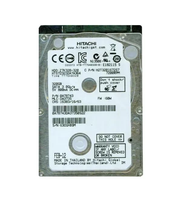 HGST 0A78743 320GB 3Gb/s SATA
