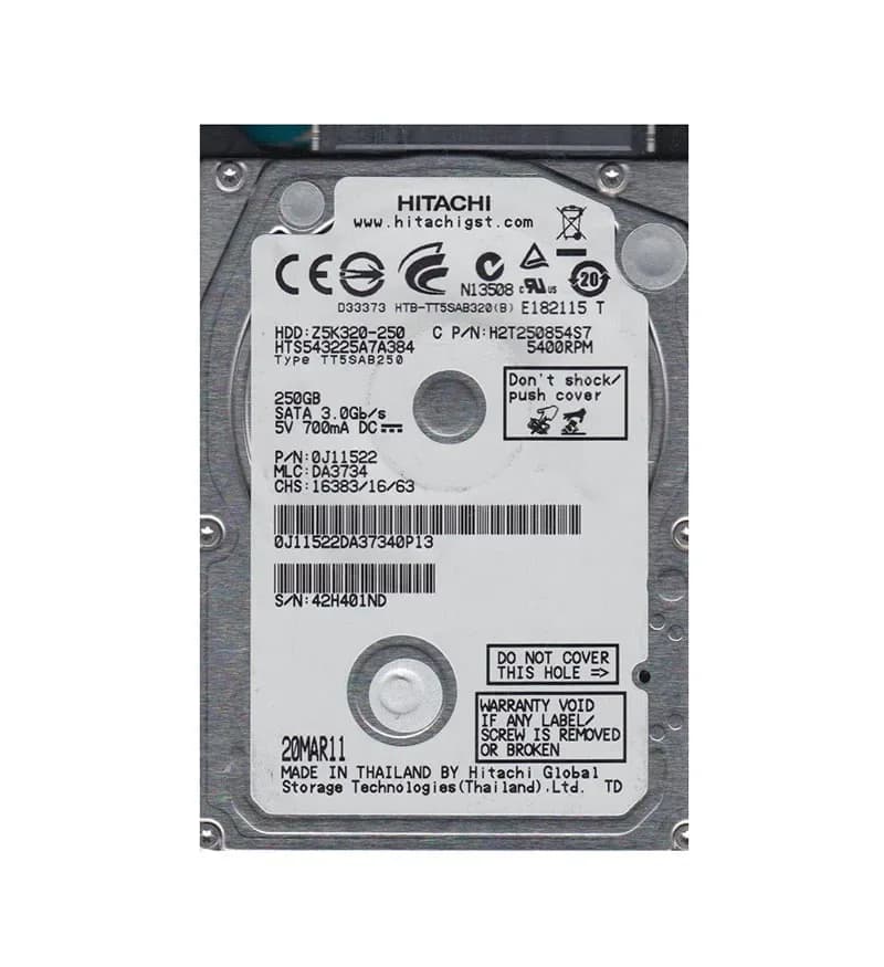 HGST 0J11522 250GB 3Gb/s SATA