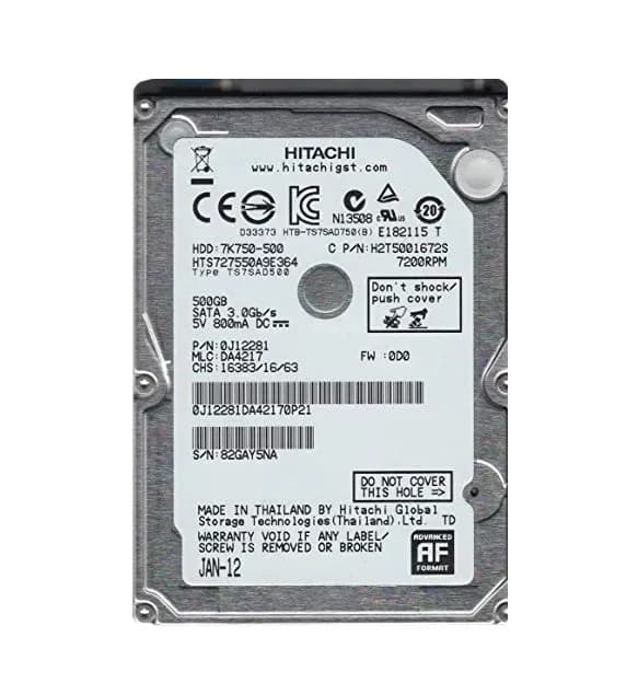 HGST 0J12281 500GB 3Gb/s SATA