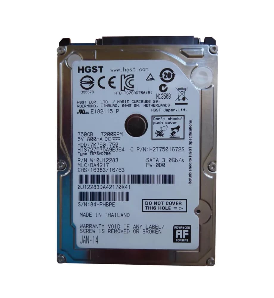 HGST 0J12283 750GB 3Gb/s SATA
