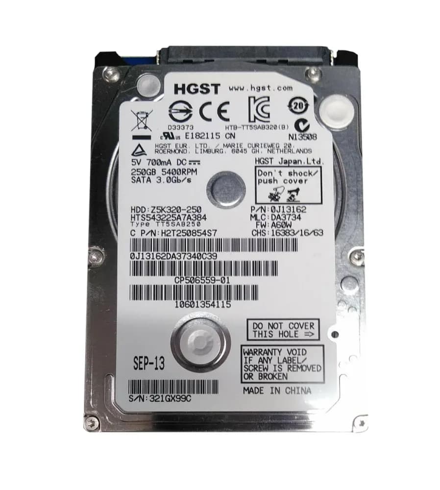 HGST 0J13162 250GB 3Gb/s SATA