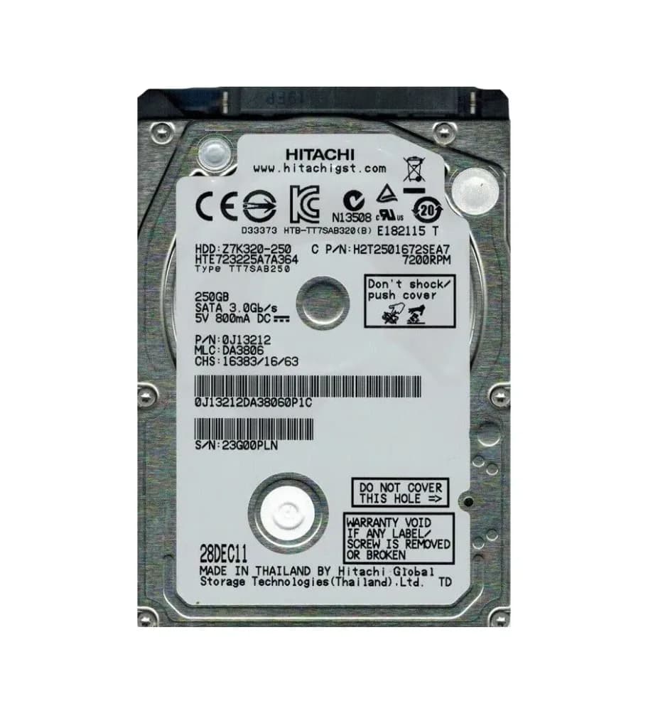 Hitachi 0J13212 250GB 3Gb/s SATA