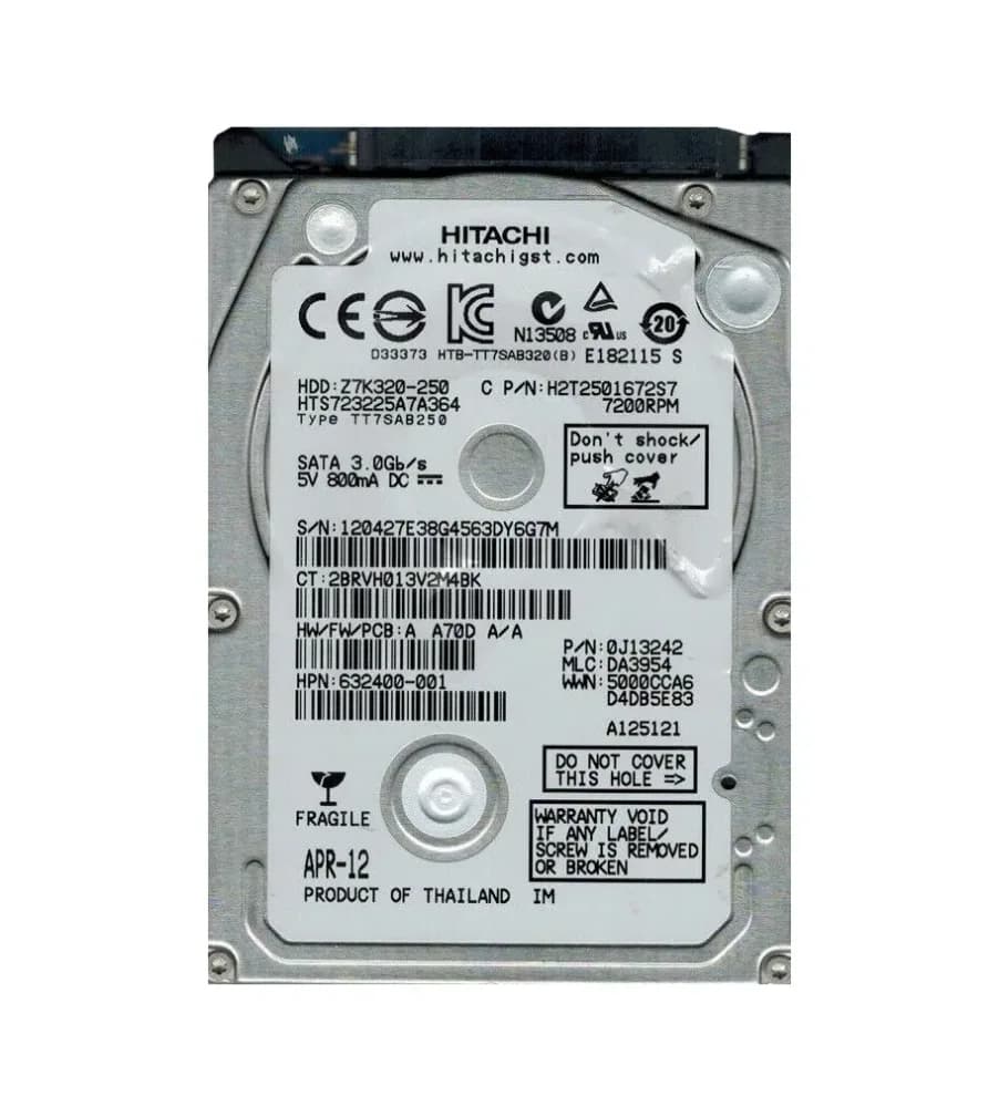 HGST 0J13242 250GB 3Gb/s SATA