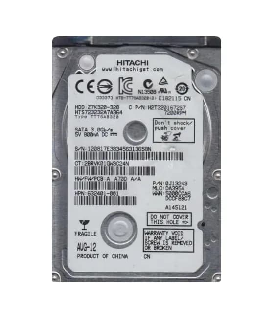 HGST 0J13243 320GB 3Gb/s SATA