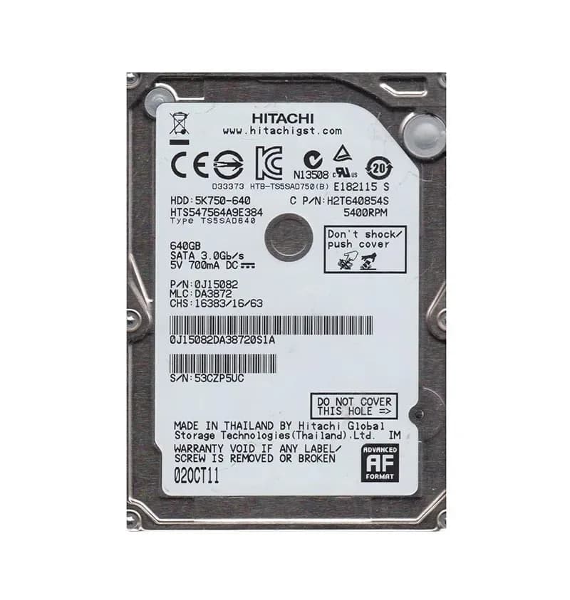 Hitachi 0J15082 640GB 3Gb/s SATA