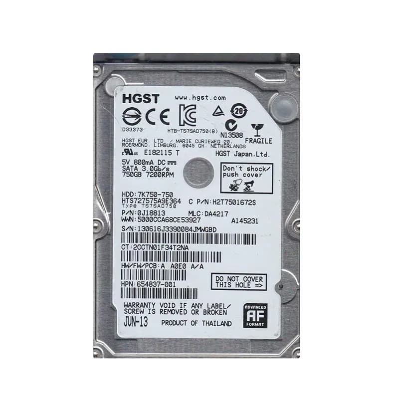 HGST 0J18813 750GB 6Gb/s SATA